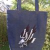 sac denim brodé