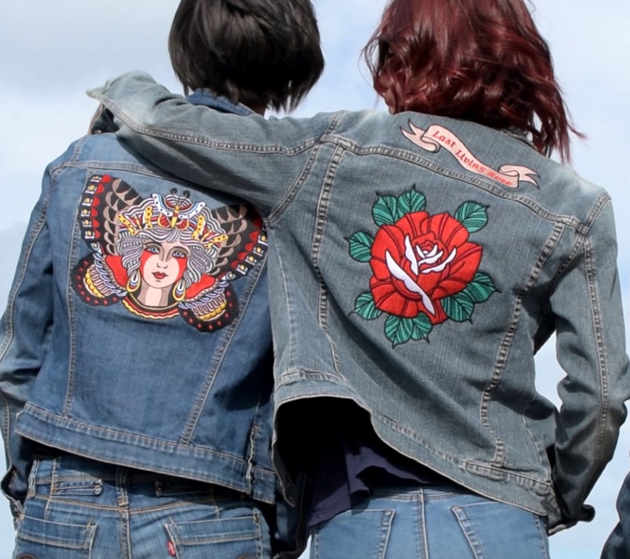 veste en jean denim femme