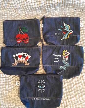 Pochette denim recyclé : choisissez votre modèle !