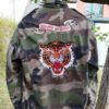 veste militaire homme