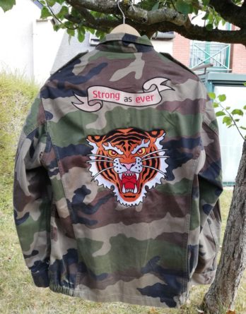 veste militaire homme