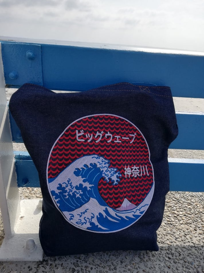 La Veste Tatouee The big wave of Kanagawa
