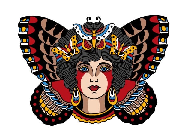 Broderie La veste Tatouée