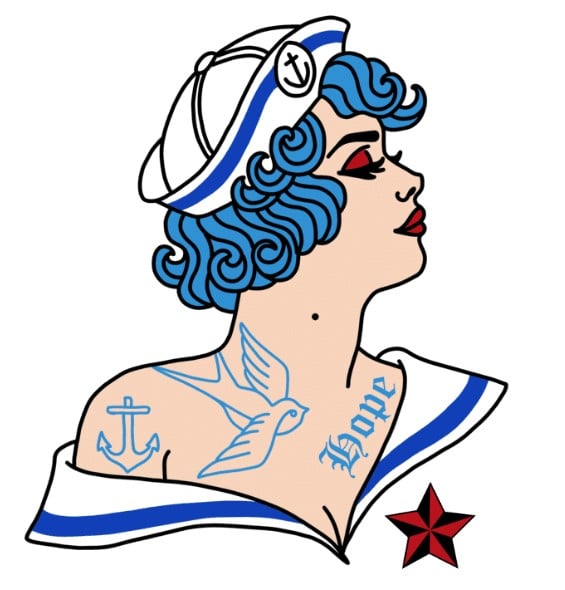 Broderie La veste Tatouée