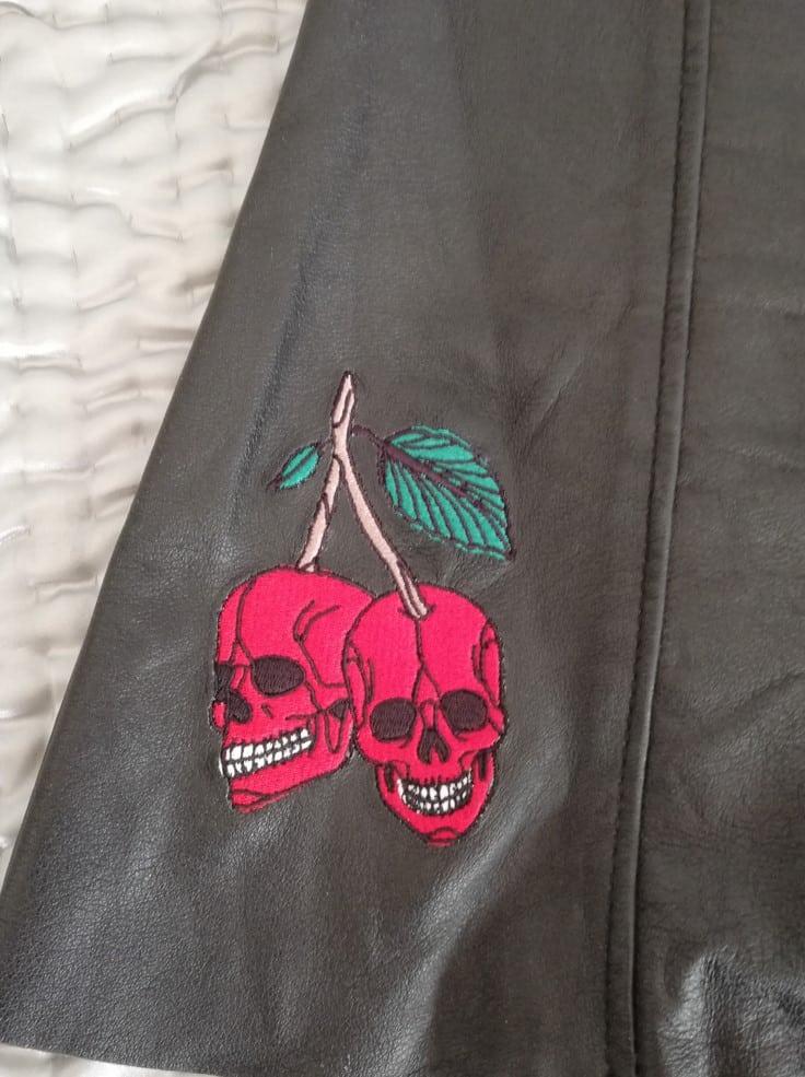 Jupe cuir La Veste Tatouée