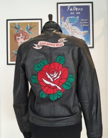 La Veste Tatouée broderie personnalisée rennes