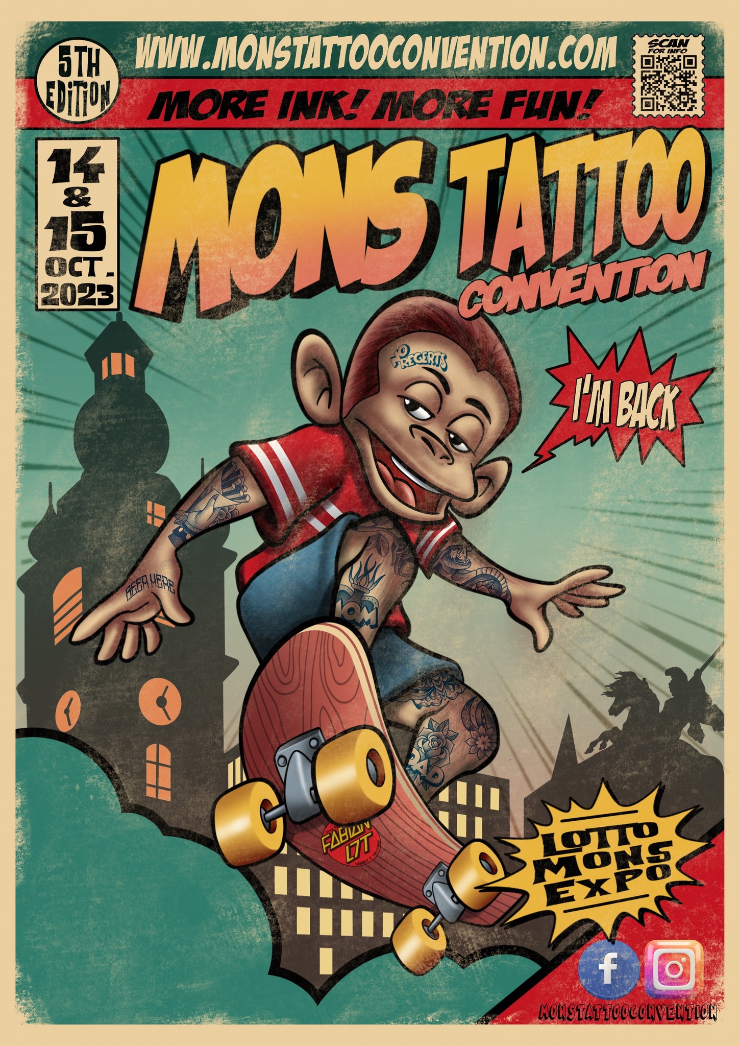 mons tattoo convention La Veste Tatouée