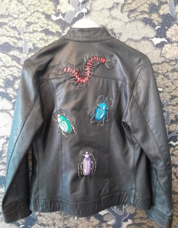 broderie sur cuir