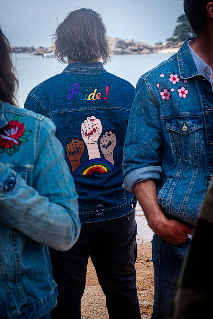 la veste tatouée broderie personnalisées