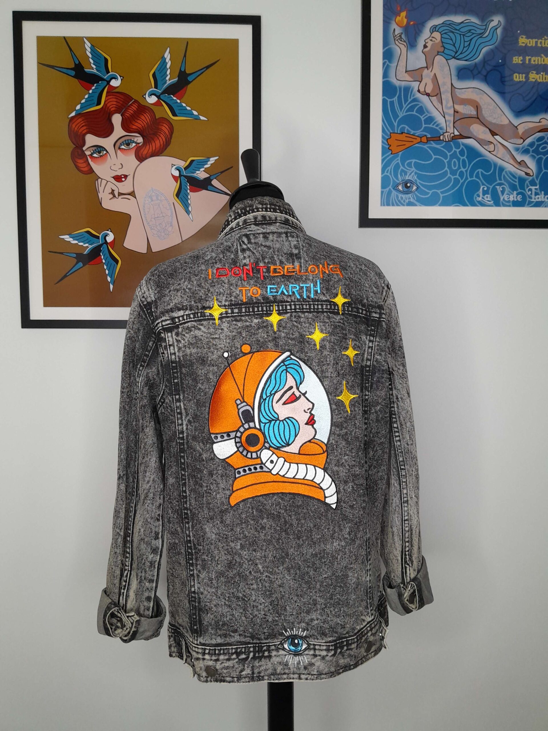La Veste Tatouée broderie Rennes