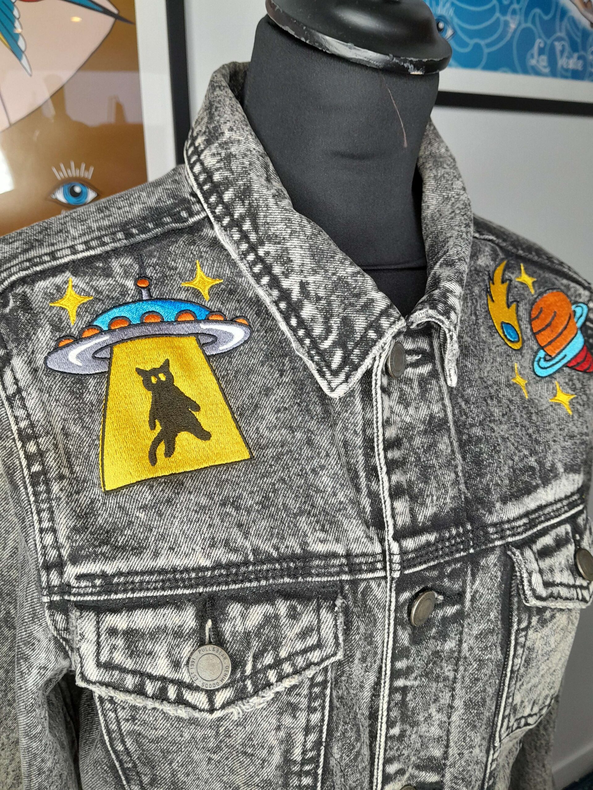 La Veste Tatouée broderie Rennes