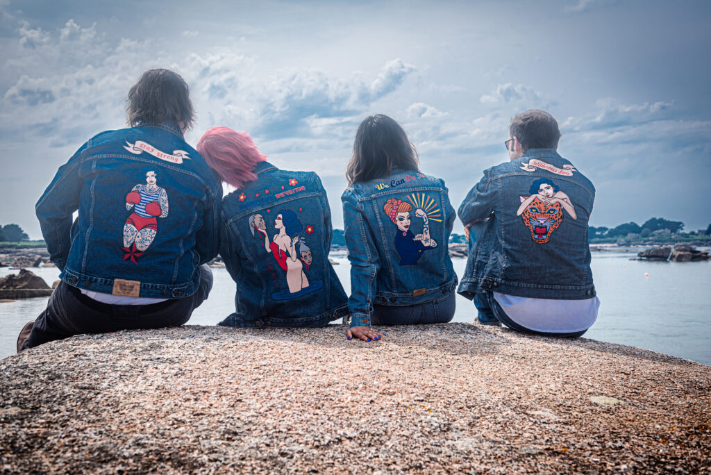 la veste tatouée broderie sur mesure Rennes