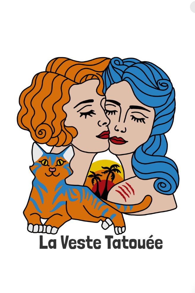 La veste tatouée broderie personnalisée rennes