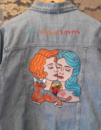La veste tatouée broderie personnalisée rennes