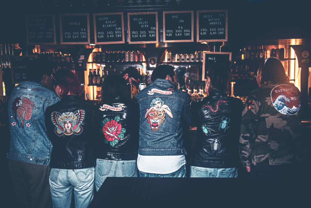La Veste Tatouée broderie personnalisée