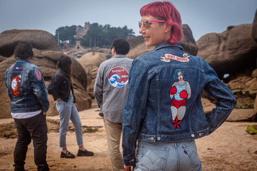 La Veste Tatouée broderie personnalisée