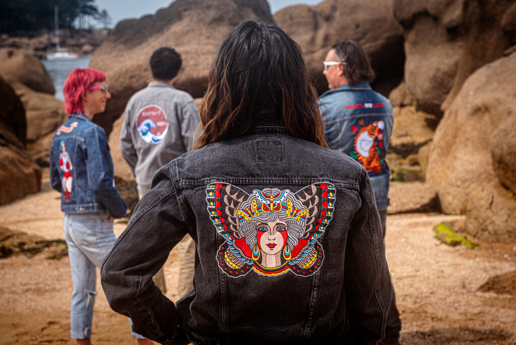 La Veste Tatouée broderie personnalisée
