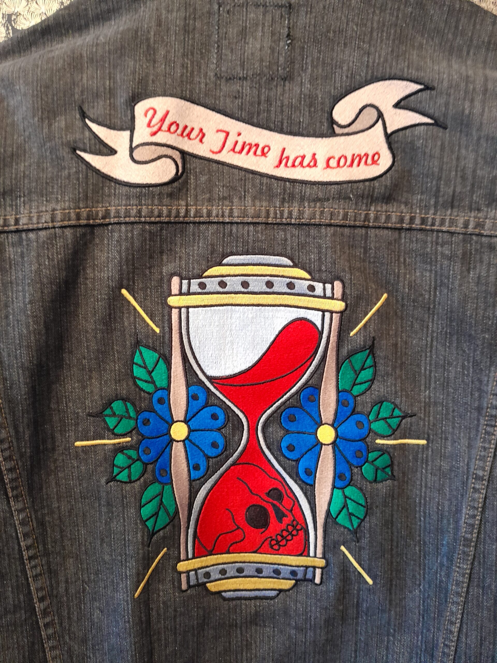 la veste tatouée broderie personnalisée Rennes