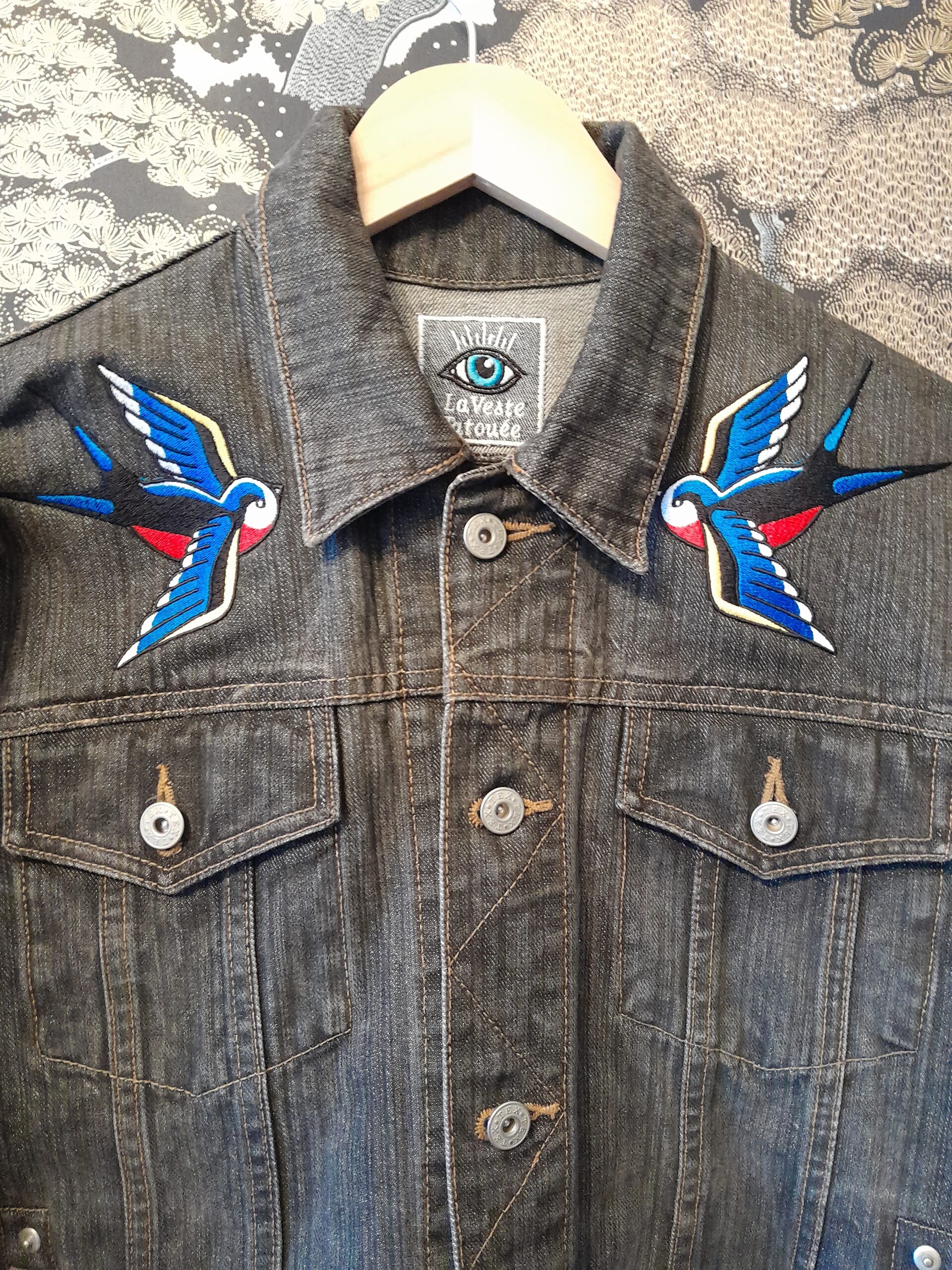 la veste tatouée broderie personnalisée Rennes