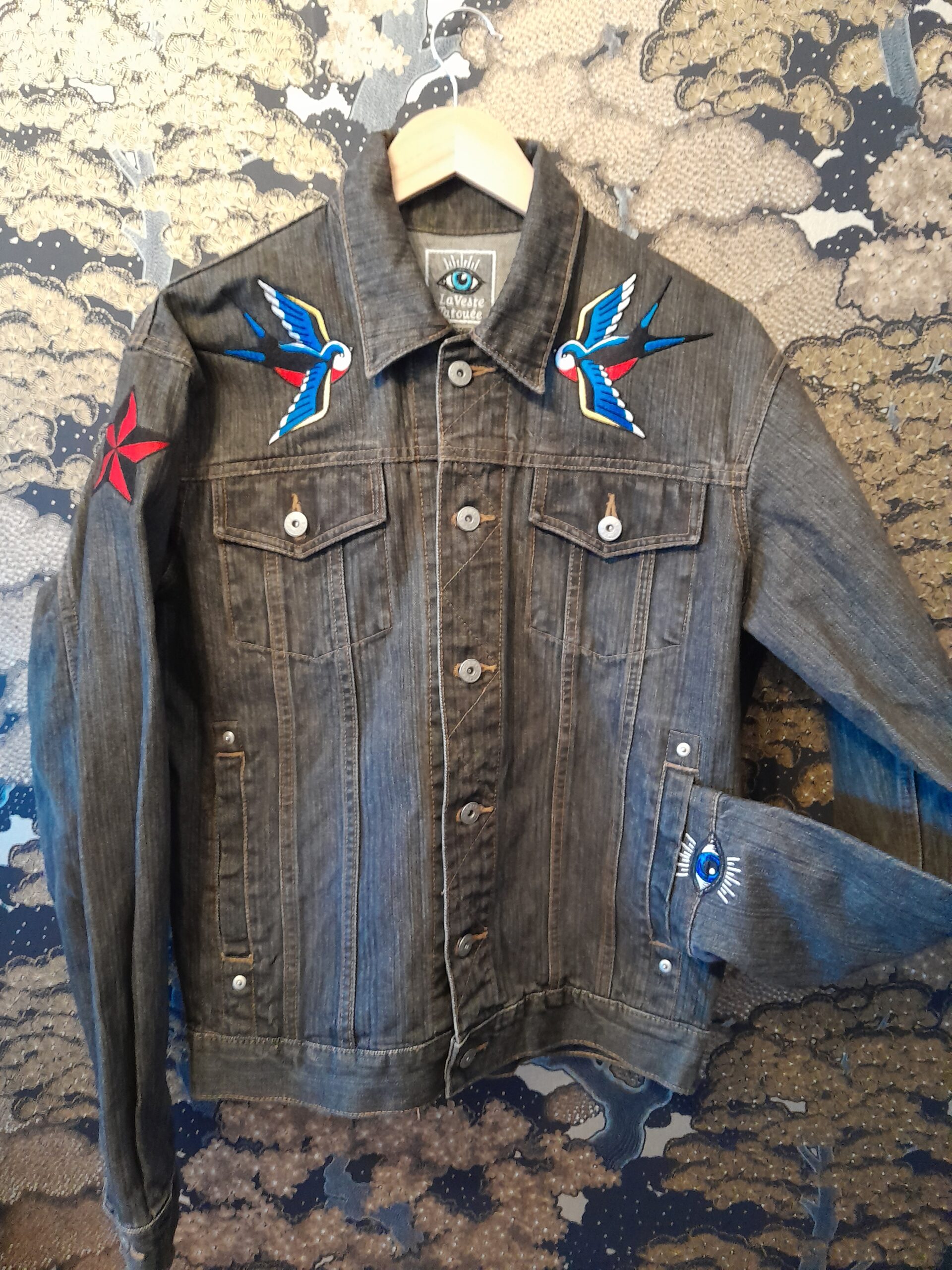 la veste tatouée broderie personnalisée Rennes