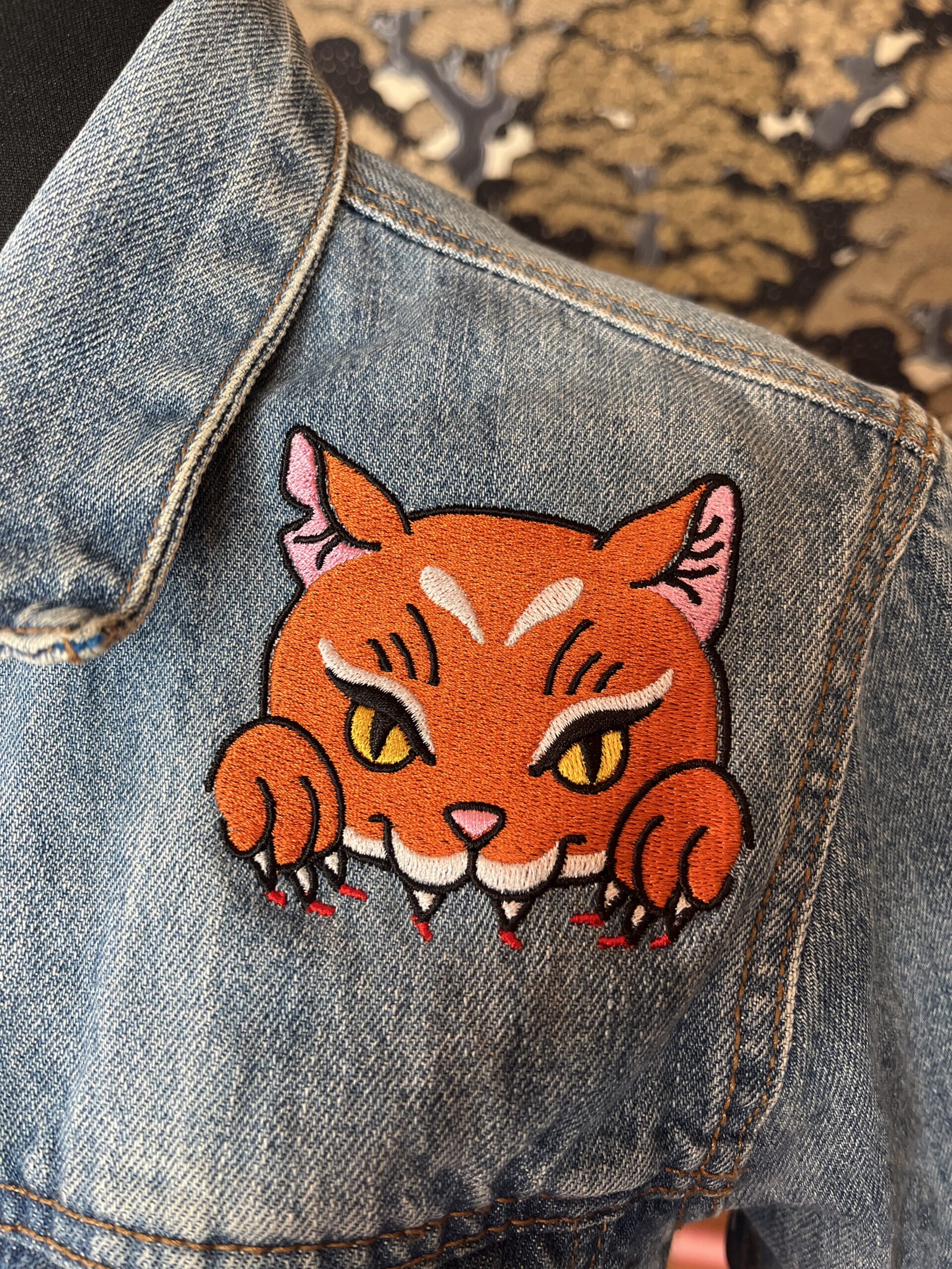 La Veste Tatouée broderie Rennes