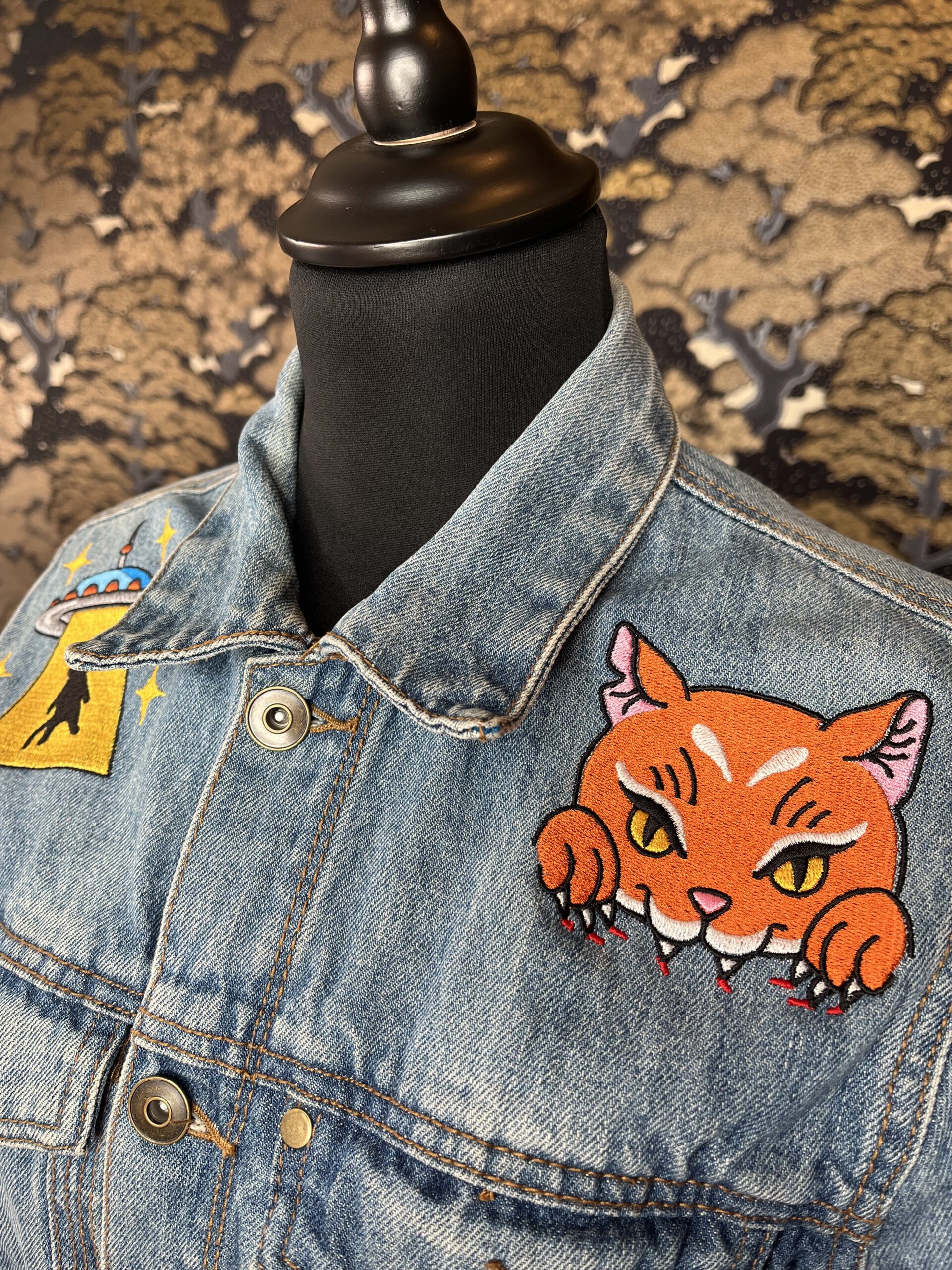 La Veste Tatouée broderie Rennes