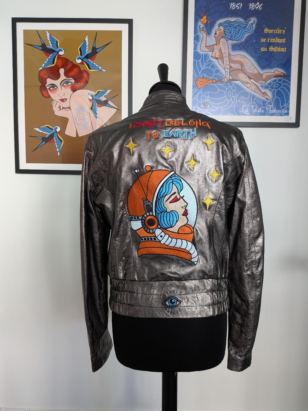 La Veste Tatouée broderie personnalisée Rennes