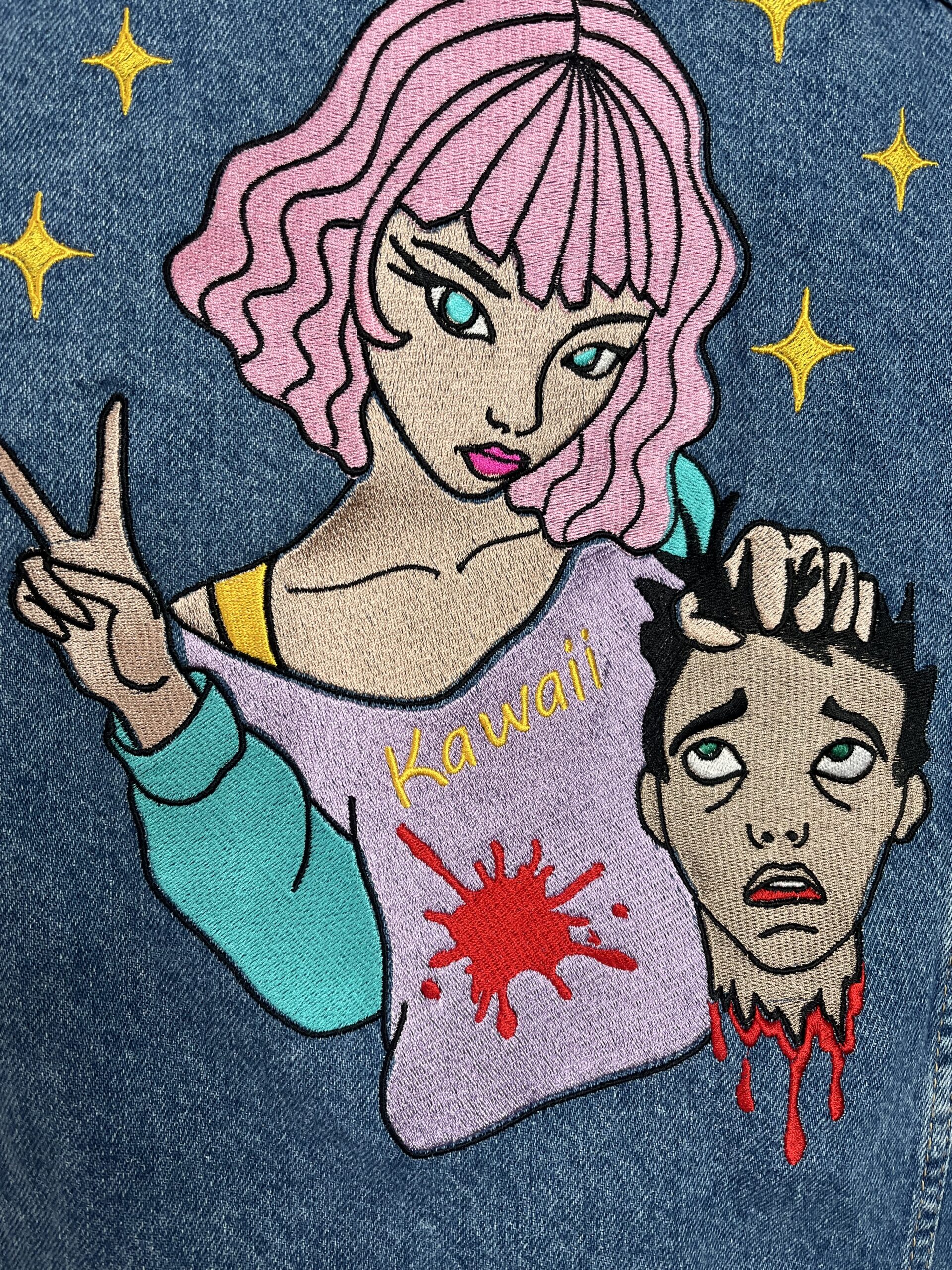 La Veste Tatouée broderie personnalisée Rennes