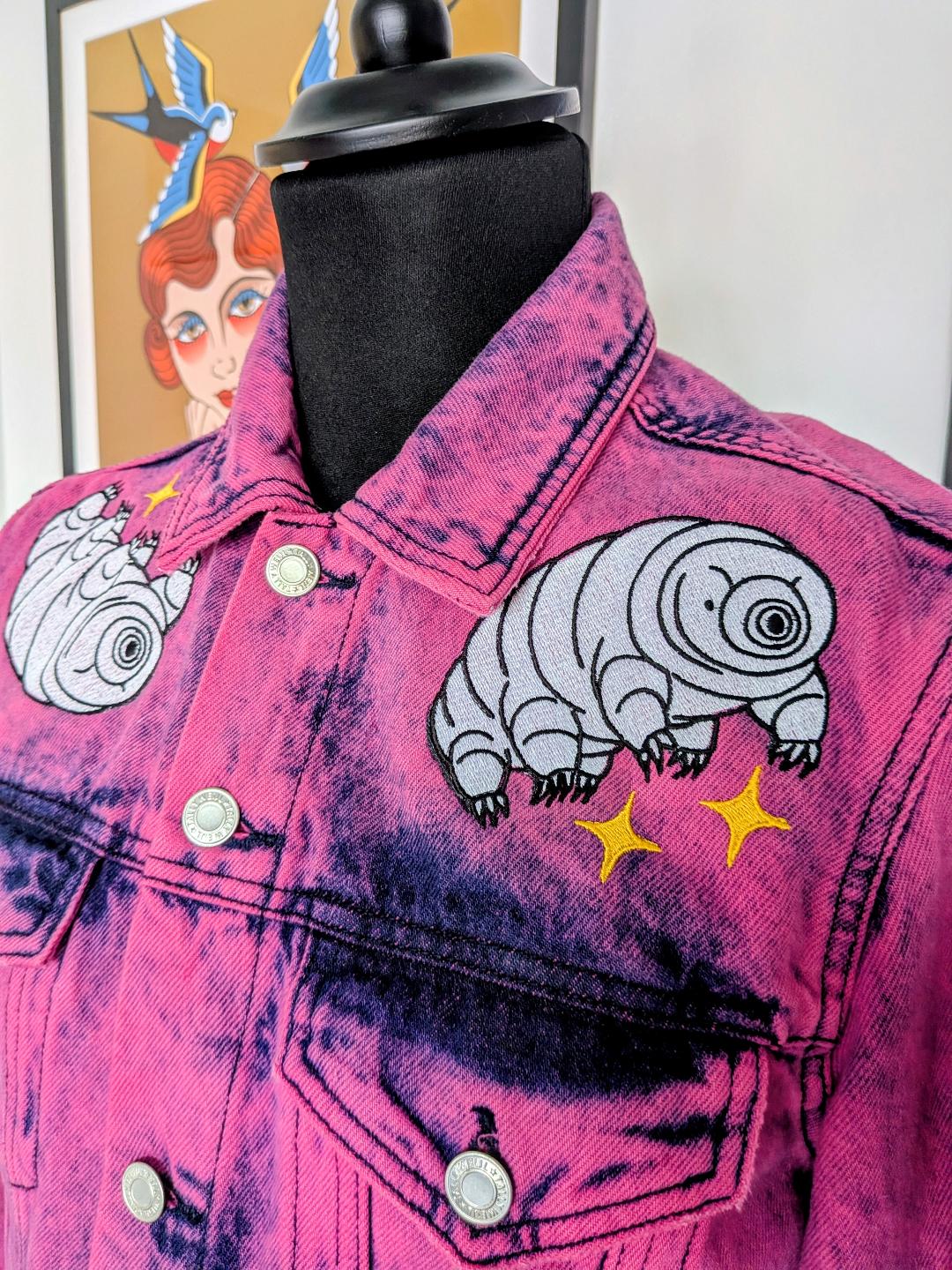 Les Tardigrades : veste washed rose Modèle unique – Image 4