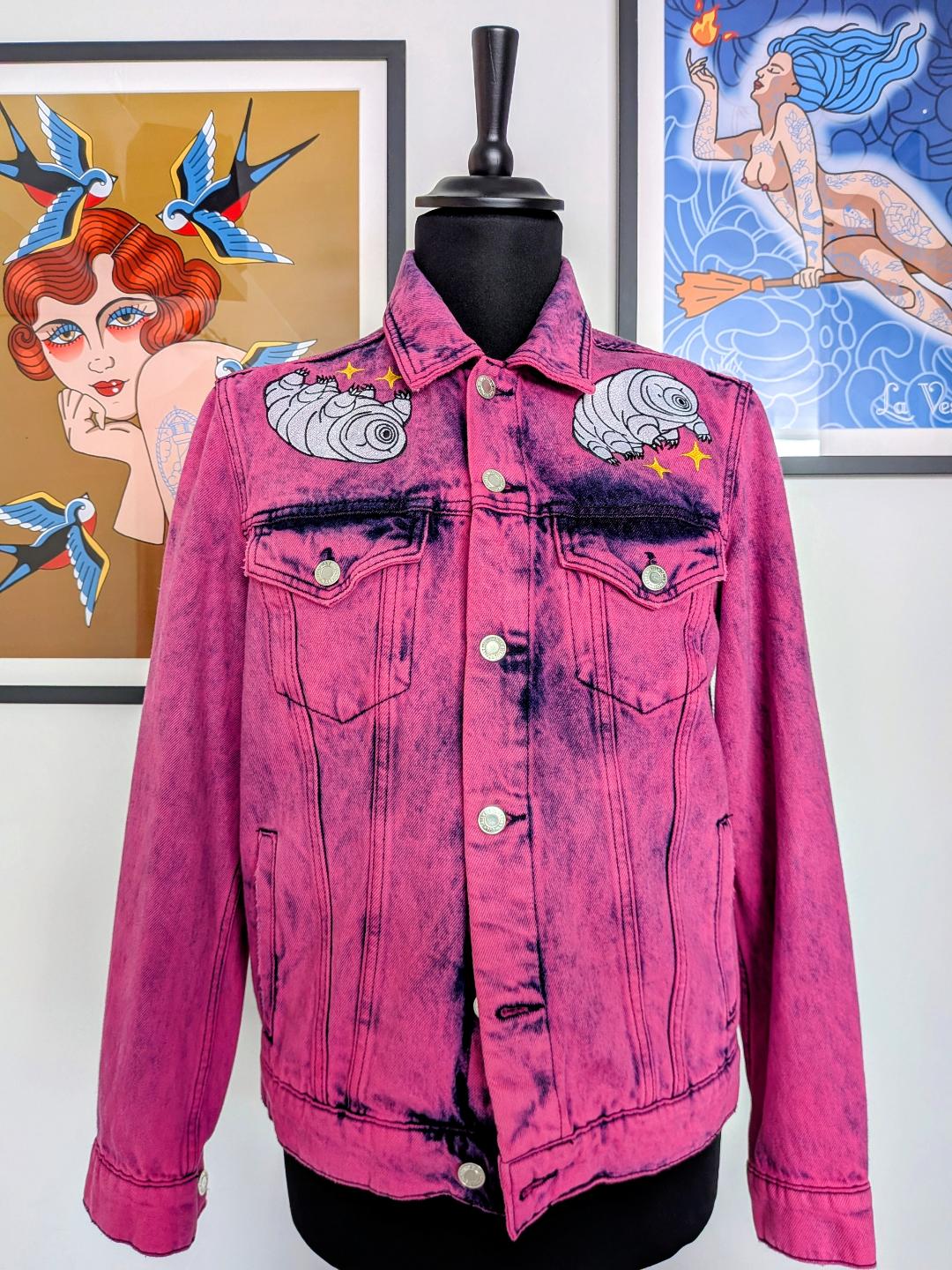 Les Tardigrades : veste washed rose Modèle unique – Image 5