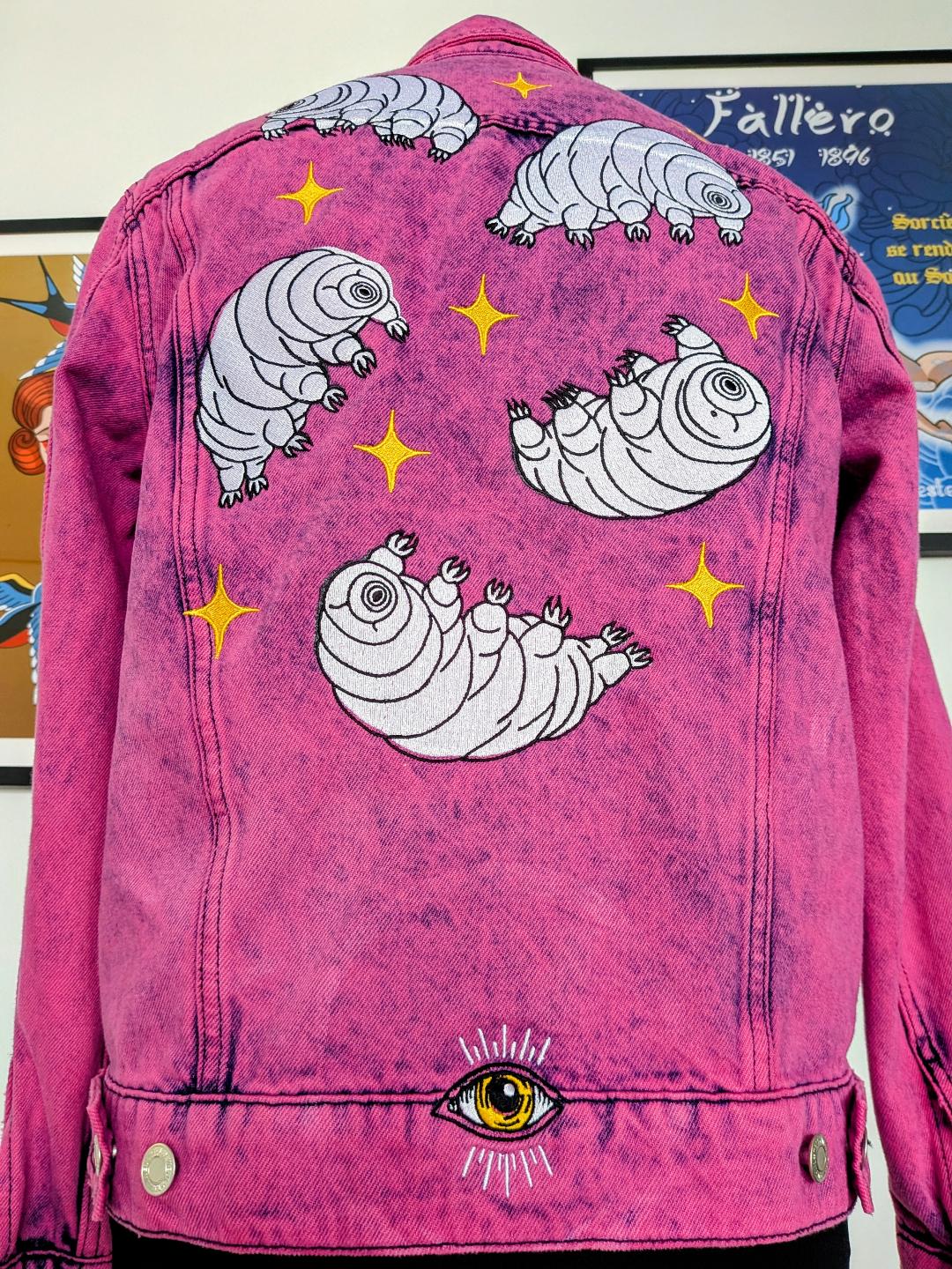Les Tardigrades : veste washed rose Modèle unique – Image 2
