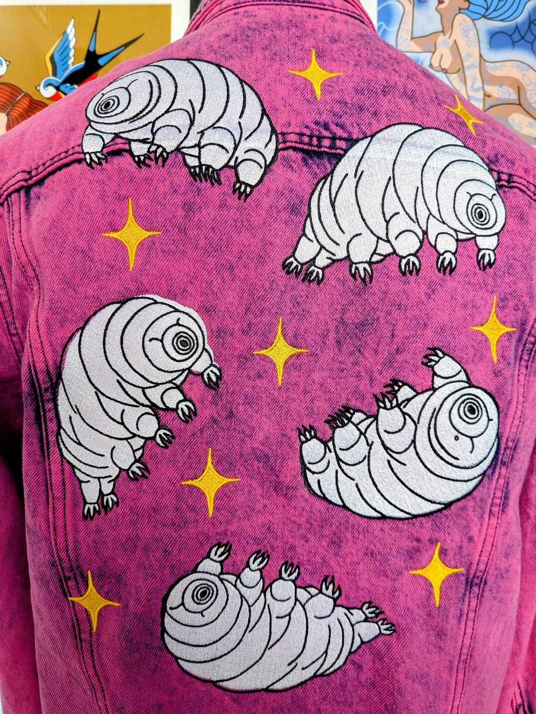 Les Tardigrades : veste washed rose Modèle unique – Image 7