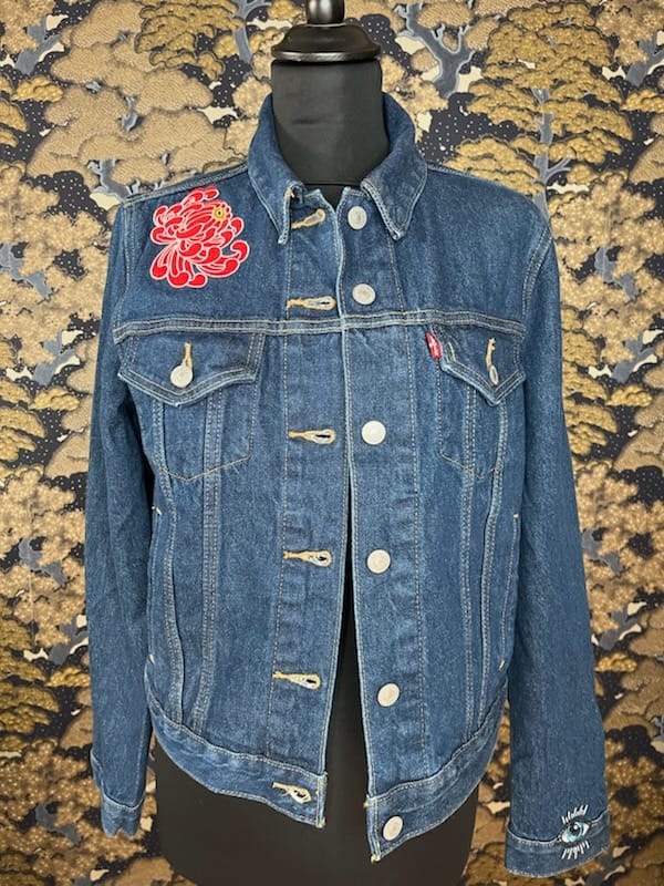 La Veste Tatouée vestes en jean brodée Rennes
