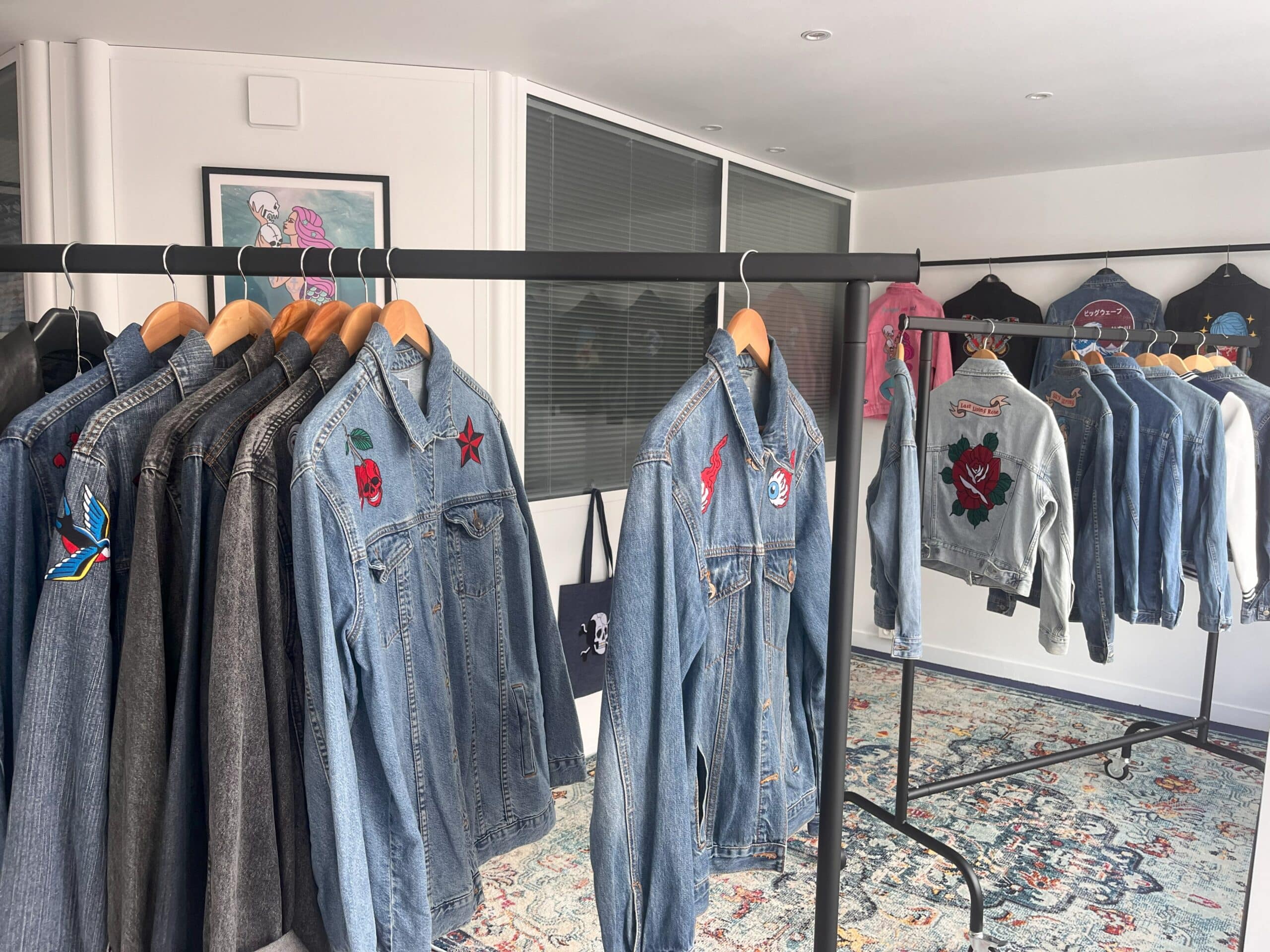 La Veste Tatouée broderie personnalisée Rennes
