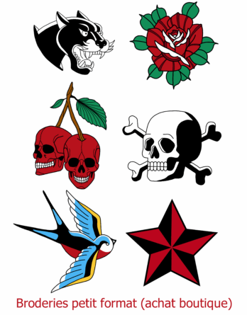 La Veste Tatouée broderie Rennes
