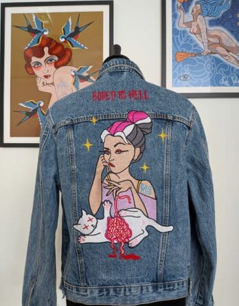 La Veste tatouée broderie Rennes