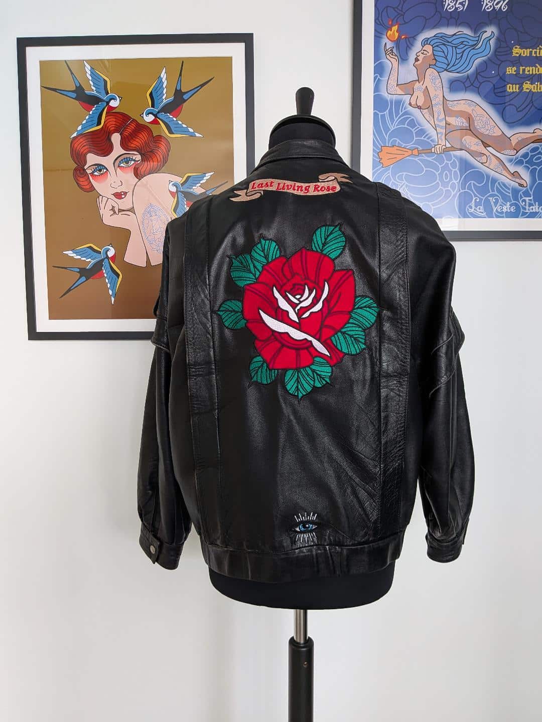 La veste Tatouée broderie personnalisée Rennes