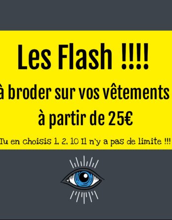 Flash La Veste Tatouée broderie Rennes