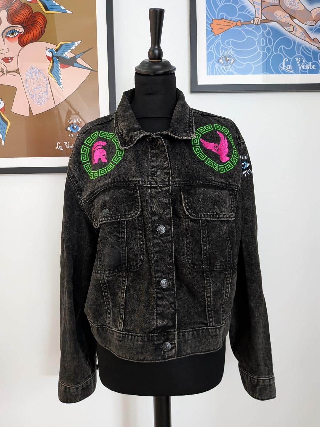 La veste tatouée broderie personnalisée rennes