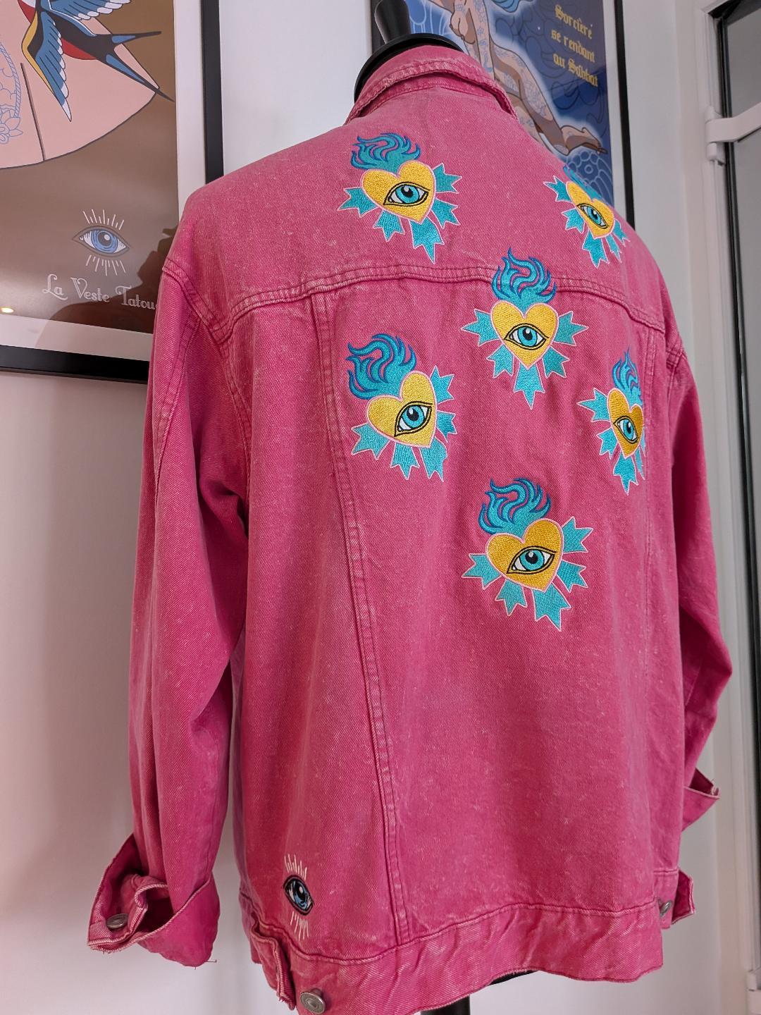 La Veste Tatouée broderie personnalisée Rennes