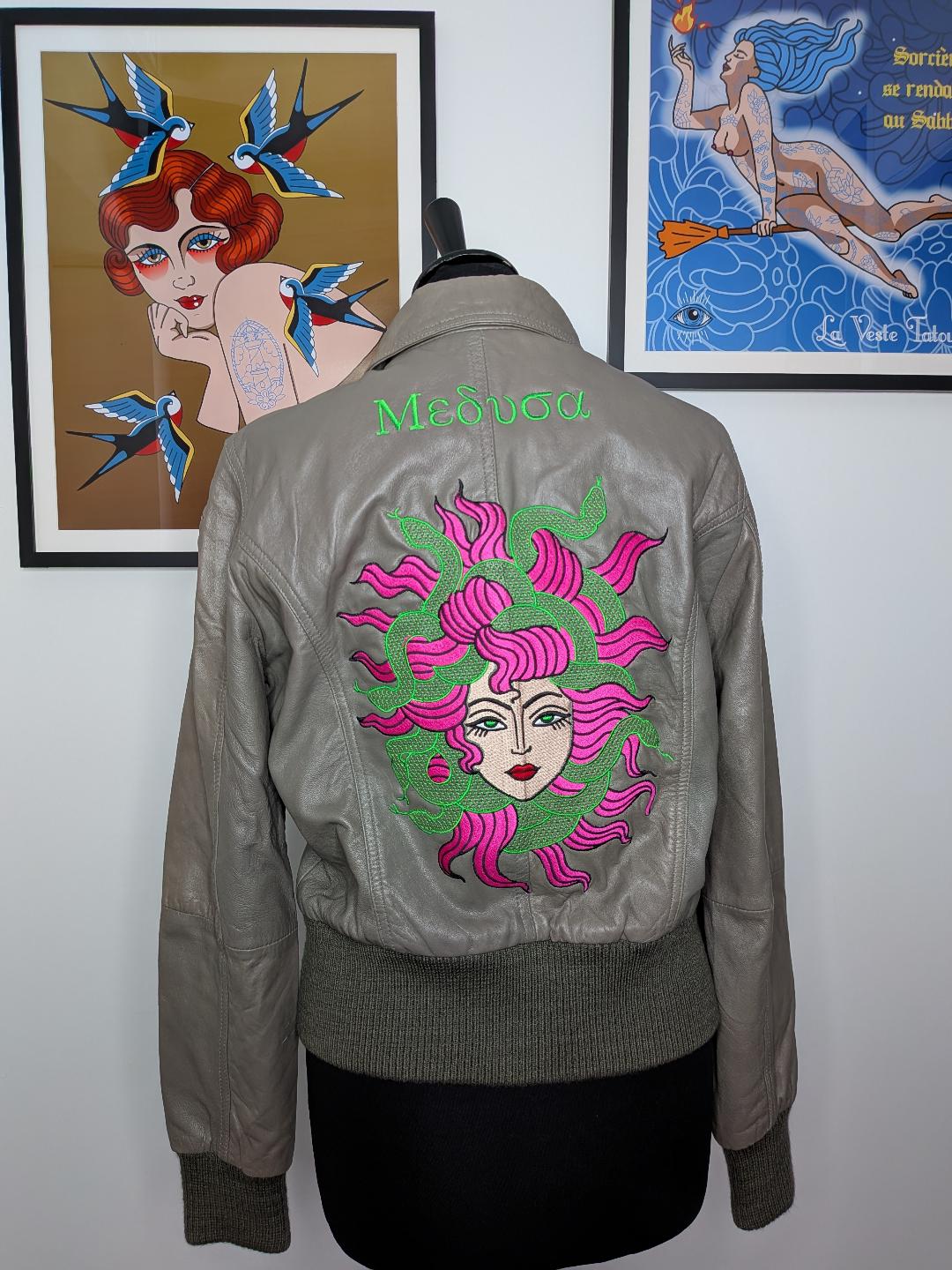 La Veste Tatouée broderie personnalisée Rennes