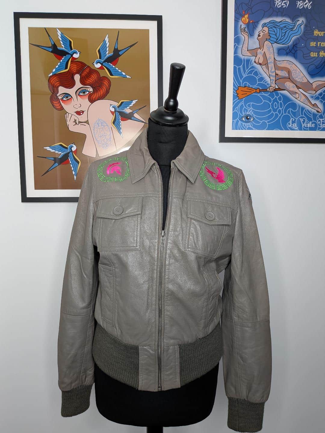 La Veste Tatouée broderie personnalisée Rennes