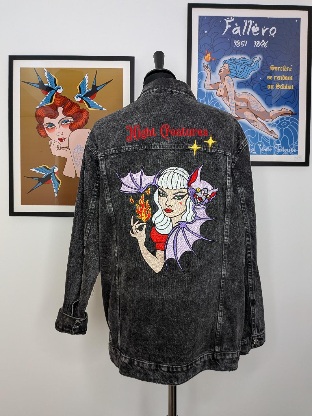 La Veste Tatouée broderie personnalisée Rennes