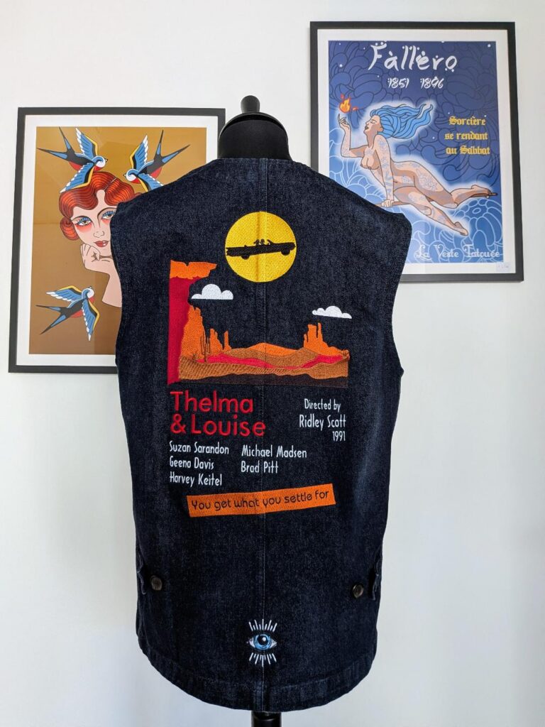 La Veste Tatouee broderie personnalisée Rennes
